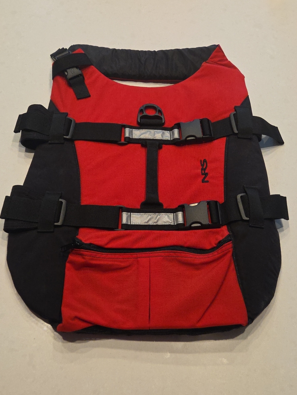 NRS Red and Black Dog Life Jacket